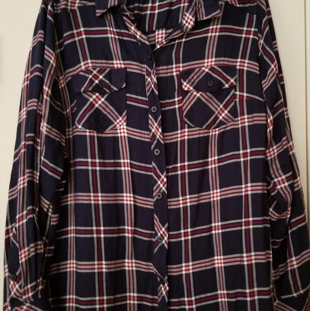 Torrid plaid top (size 2)